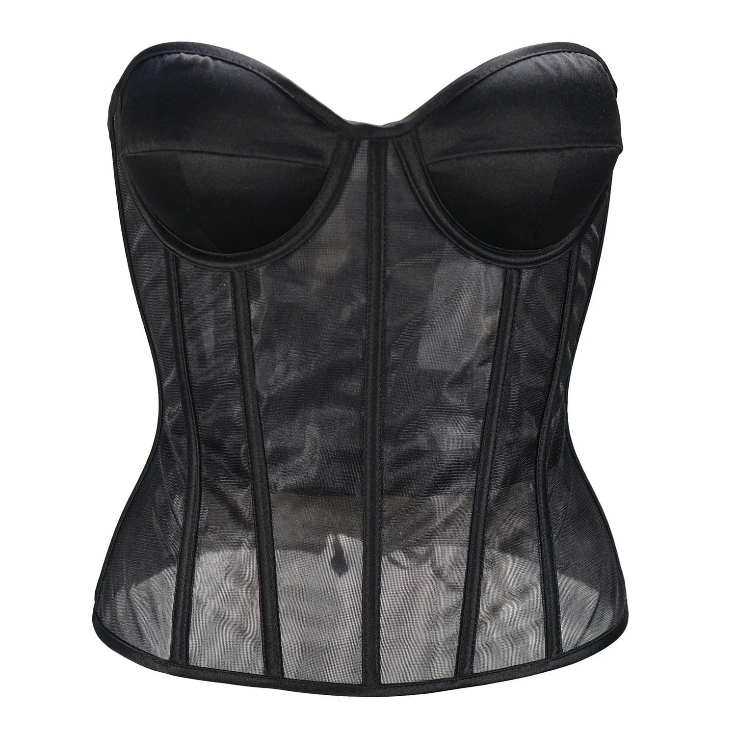 Abdominal Corset Double Layer  - đánh giá và giá Sheer Mesh Bra